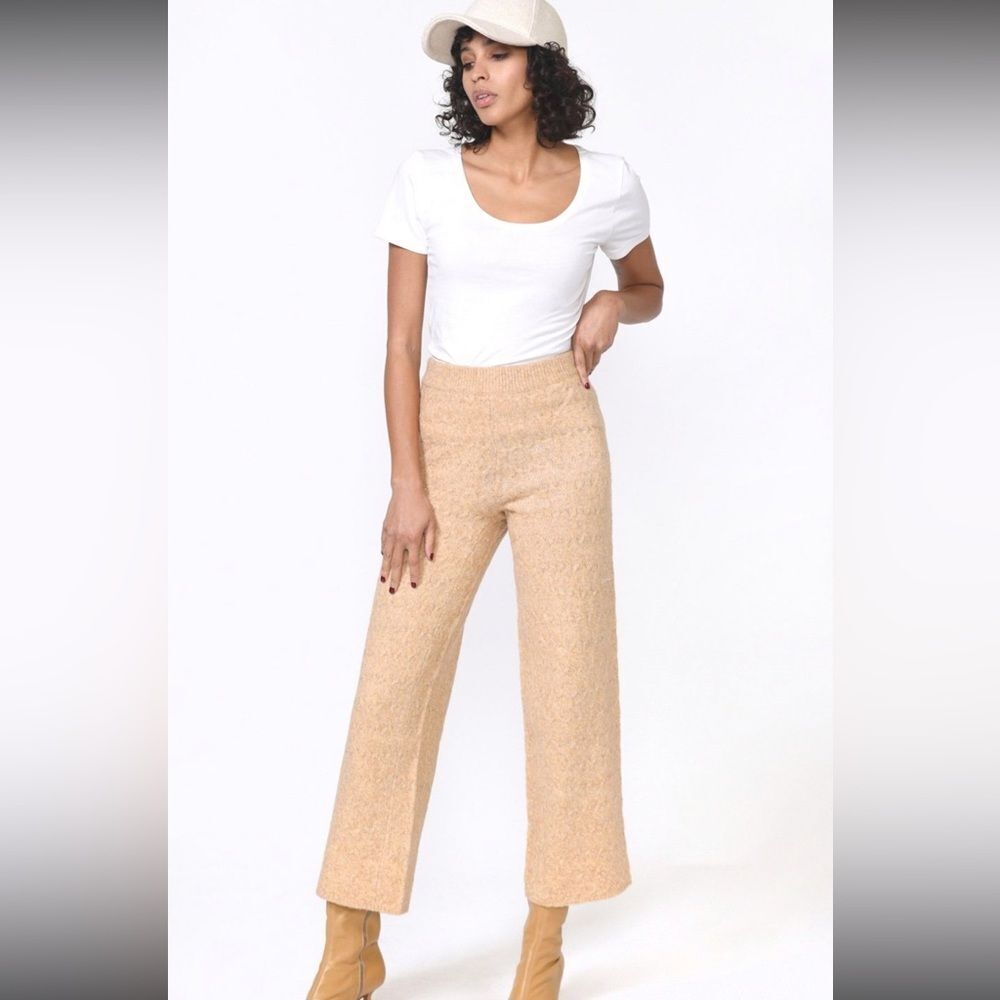 Greylin XS Beige Belgium Sweater Knit‎ Pants